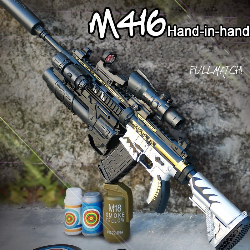 Burst M416 completamente automatico Toy Gun Gel