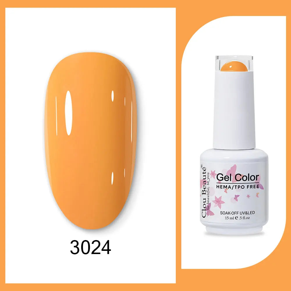 CLOU BEAUTÈ  15/10ml Semipermanente Gel Smalto Unghie 400 colori disponibili