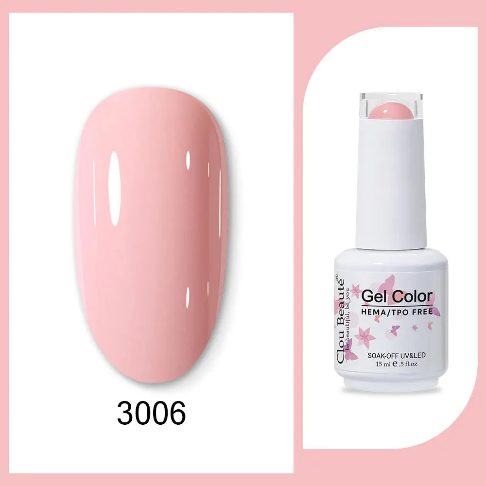 CLOU BEAUTÈ  15/10ml Semipermanente Gel Smalto Unghie 400 colori disponibili