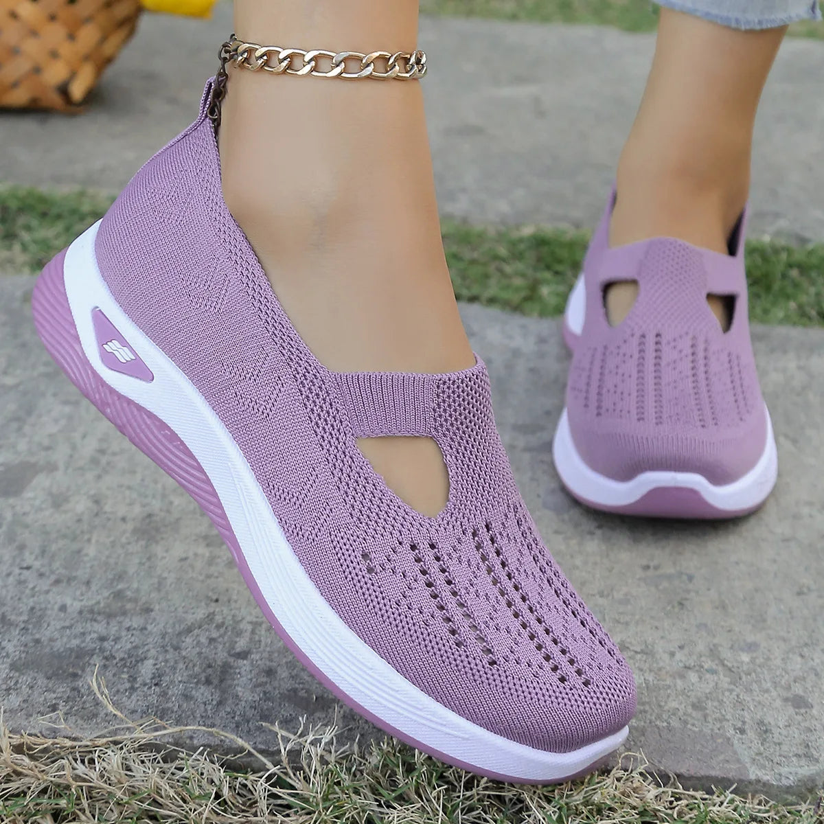 Scarpe sportive primaverili nuove da donna, alla moda, traspiranti, leggere, antiscivolo, resistenti all’usura,