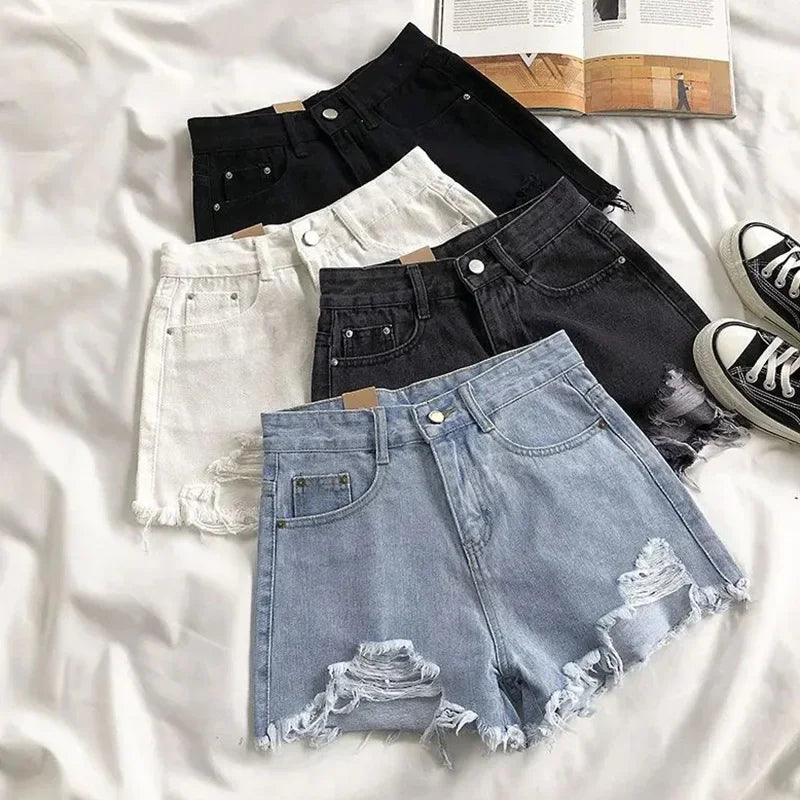 Jeans Donna Denim Shorts Lady Chic