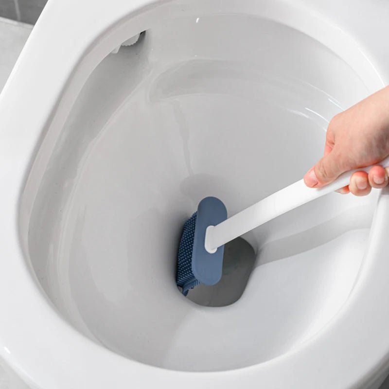 Spazzola da toilette sospesa a parete con supporto