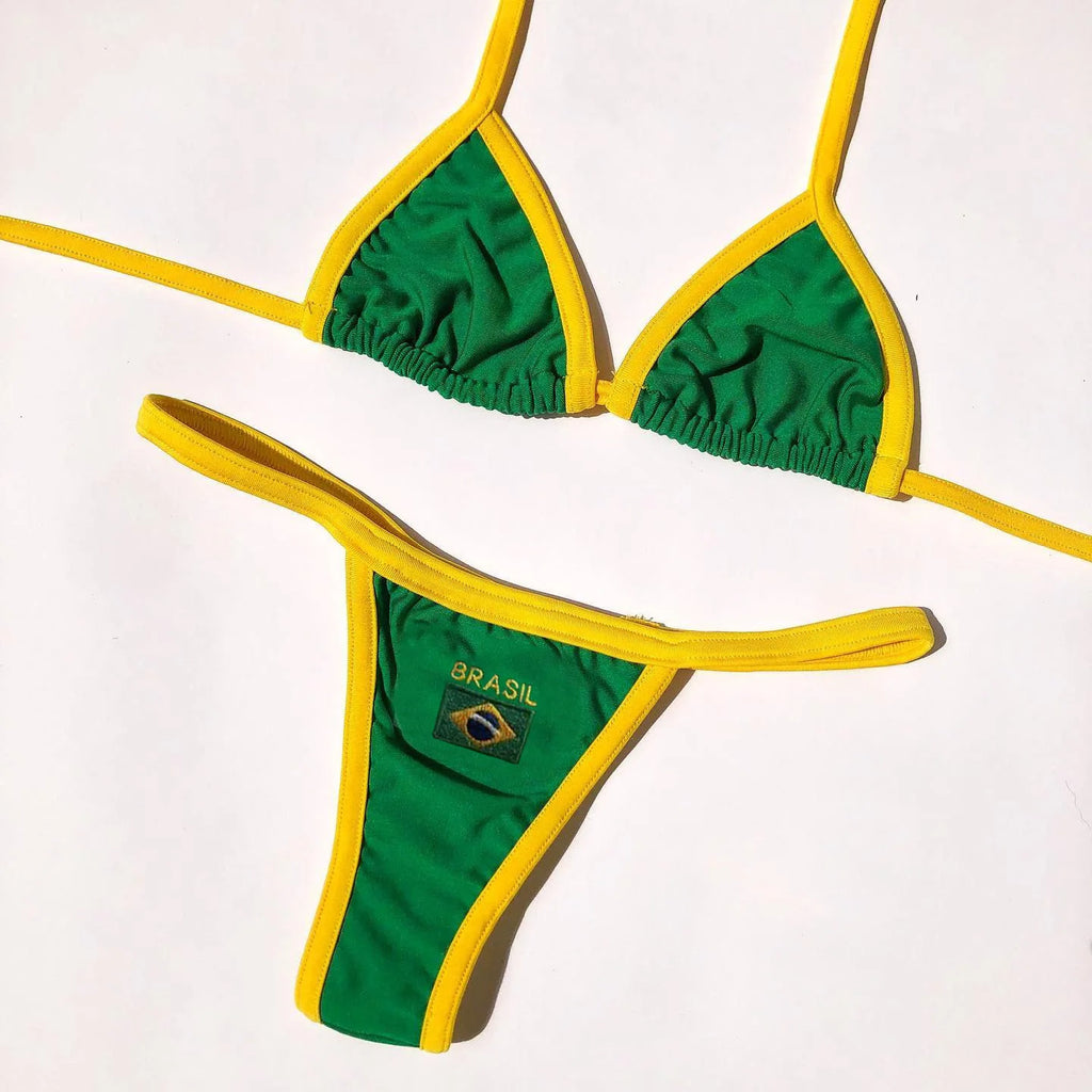 Bikini Brasil Flag 3 colori