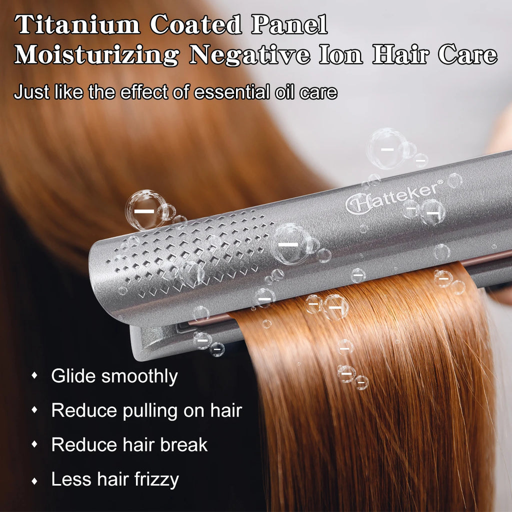 Piastra professionale per capelli per donna Display LCD a infrarossi