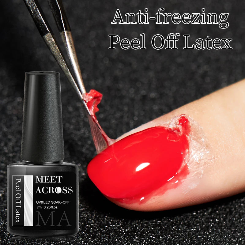 MEET ACROSS 5ml Gel Smalto per unghie Nail Art Top Gel tutti i colori