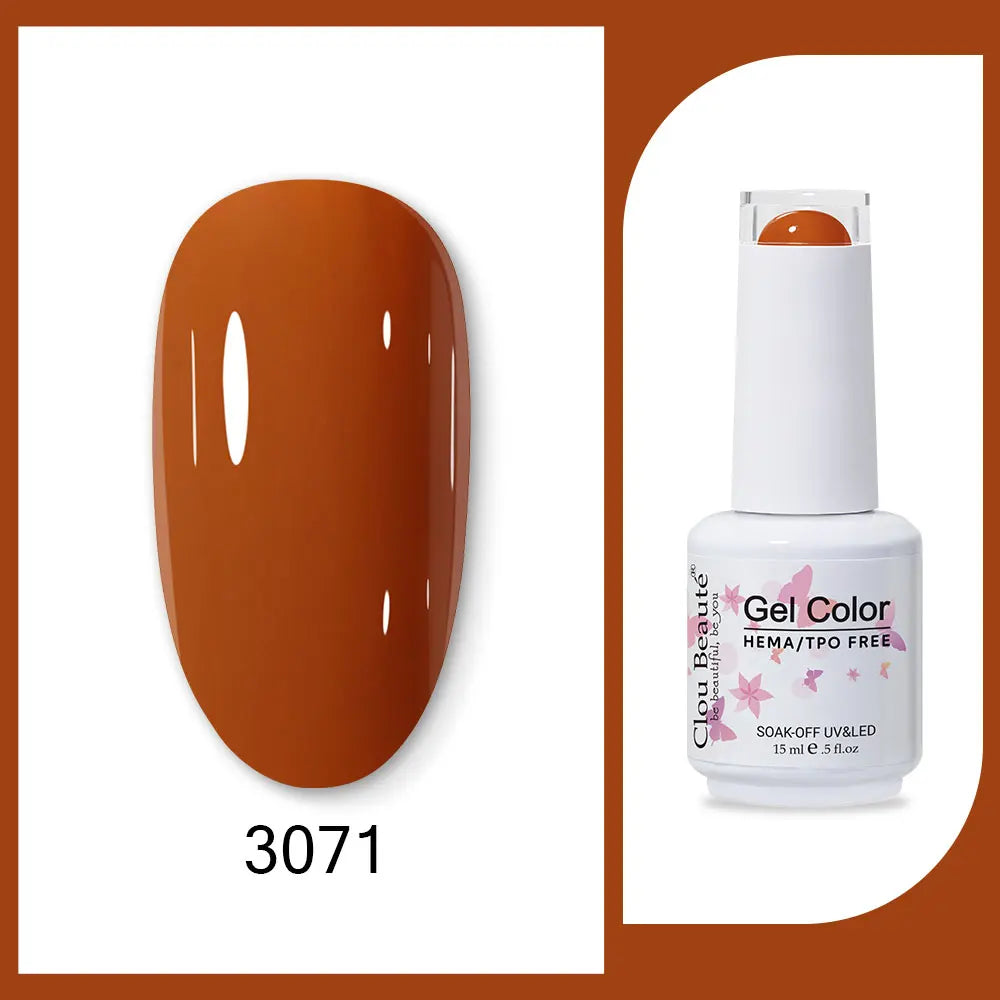 CLOU BEAUTÈ  15/10ml Semipermanente Gel Smalto Unghie 400 colori disponibili