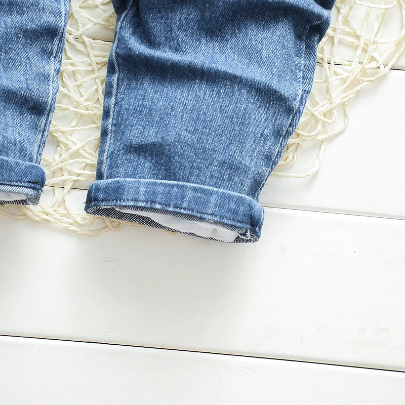 Tuta Salopette in denim per neonati Jeans morbidi