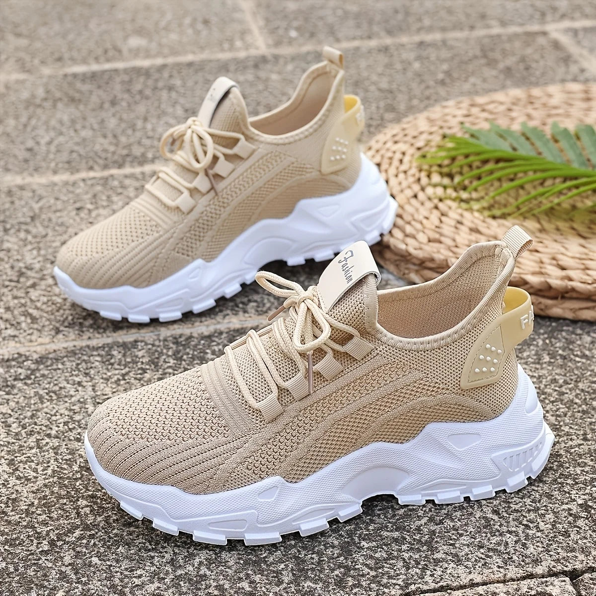 Sneakers in maglia traspirante Moda Comode Scarpe con suola morbida antiscivolo