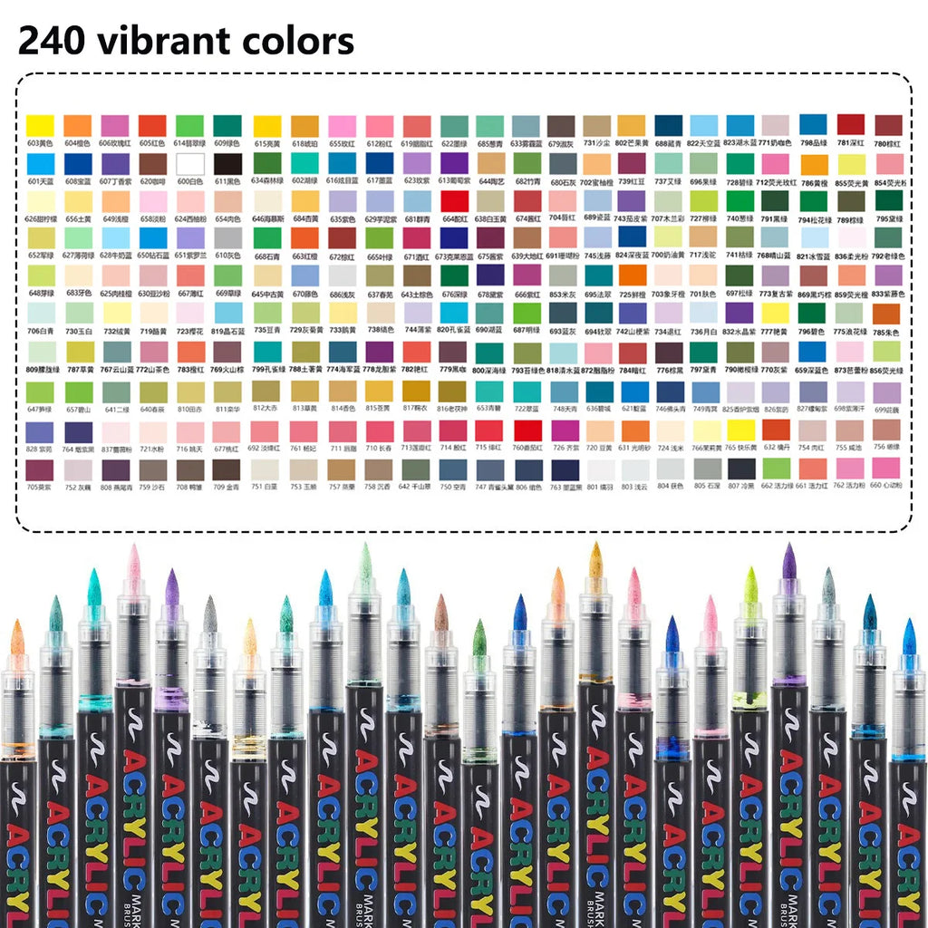 36-366 Colors Acrylic Set Waterproof Professional