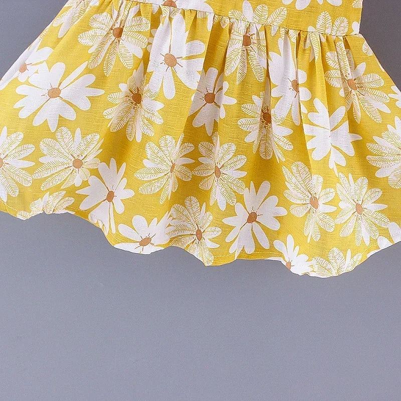 Vestito estivo Sweet Princess Dress con fiocco 0-3 anni