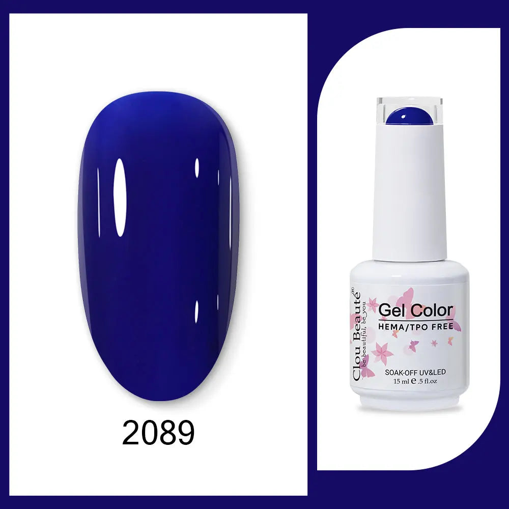 CLOU BEAUTÈ  15/10ml Semipermanente Gel Smalto Unghie 400 colori disponibili