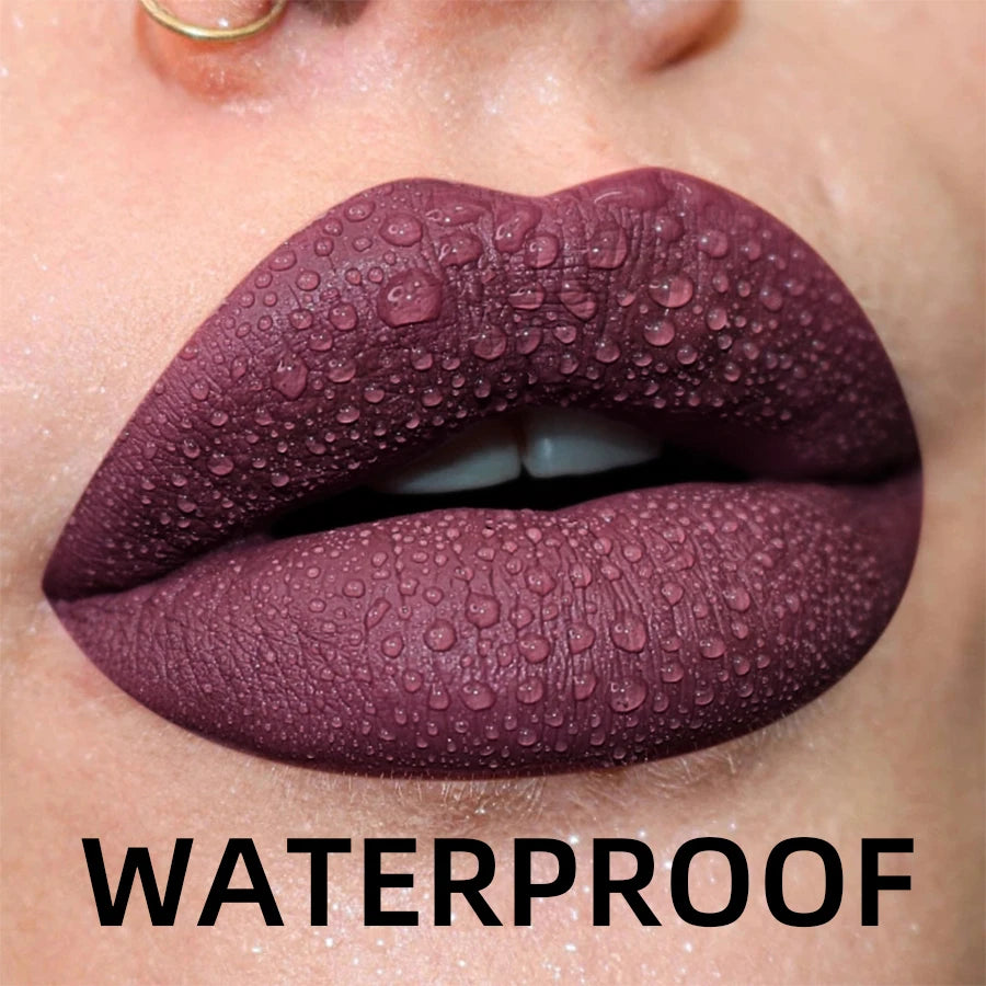 Matte Velvet Lip Gloss Impermeabile Rossetto liquido
