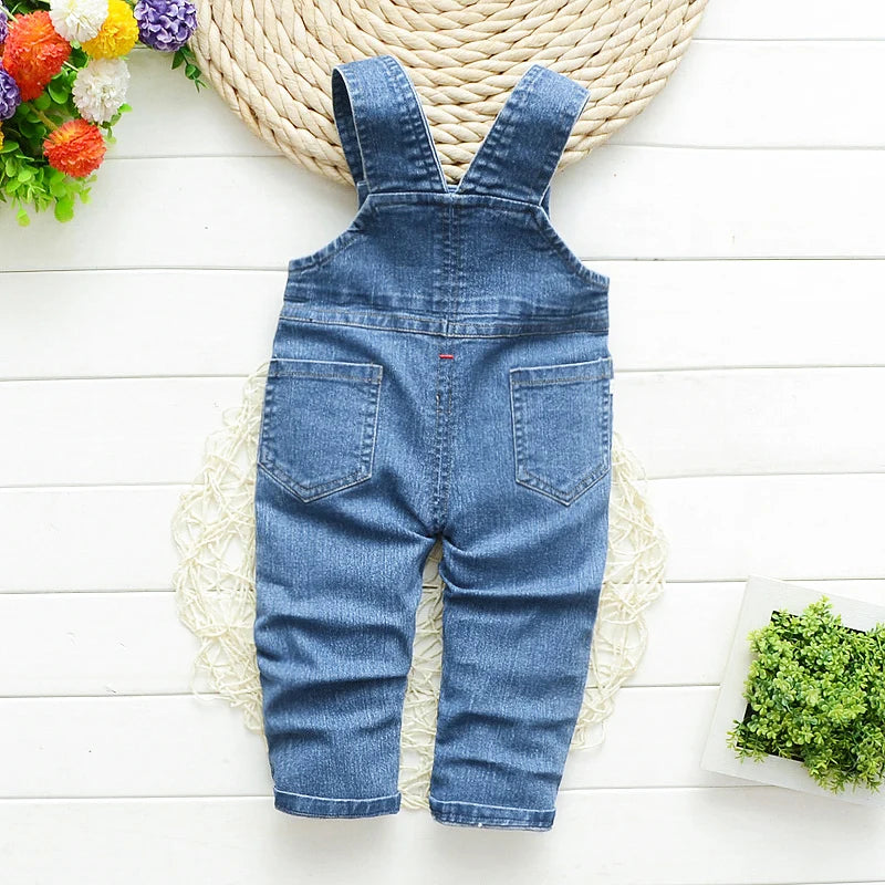 Tuta Salopette in denim per neonati Jeans morbidi