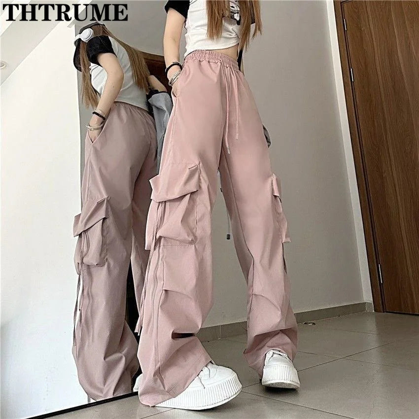 Pantaloni da donna larghi con tasconi