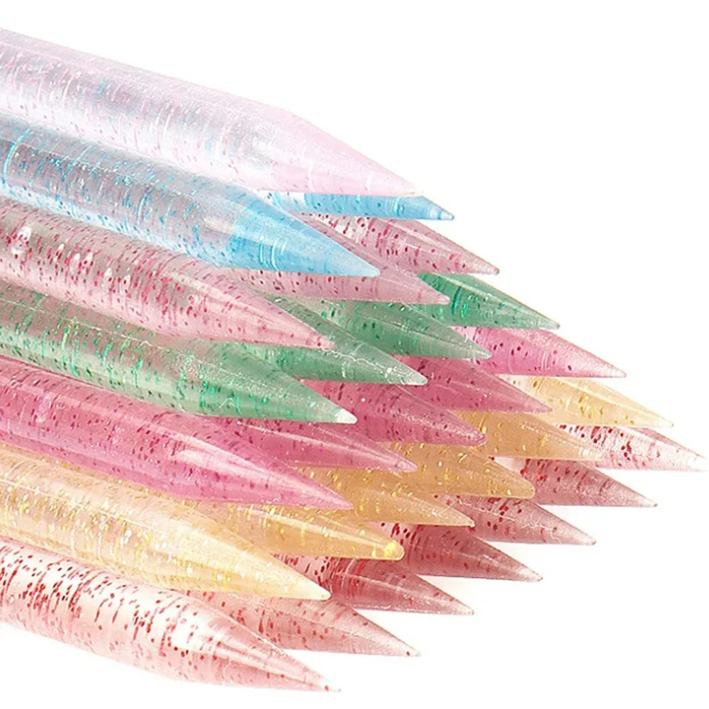 100 pezzi Nail Art Cuticle Pusher Riutilizzabile a doppia estremità Strumento professionale per la rimozione delle cuticole