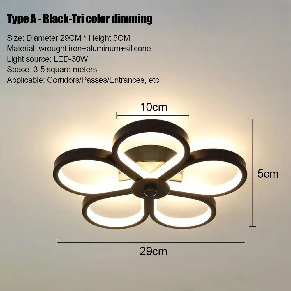 Luci da soffitto a strisce a LED stile moderno Forme multiple