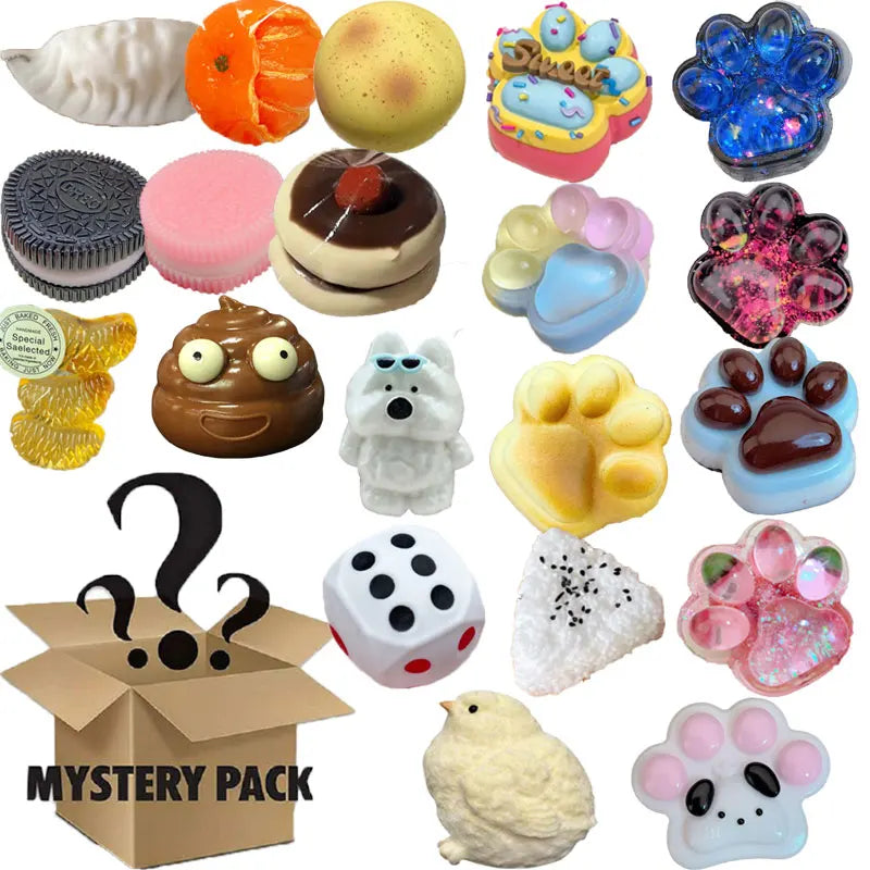 Mystery box Toy Paw Squishy antistress i più RARI