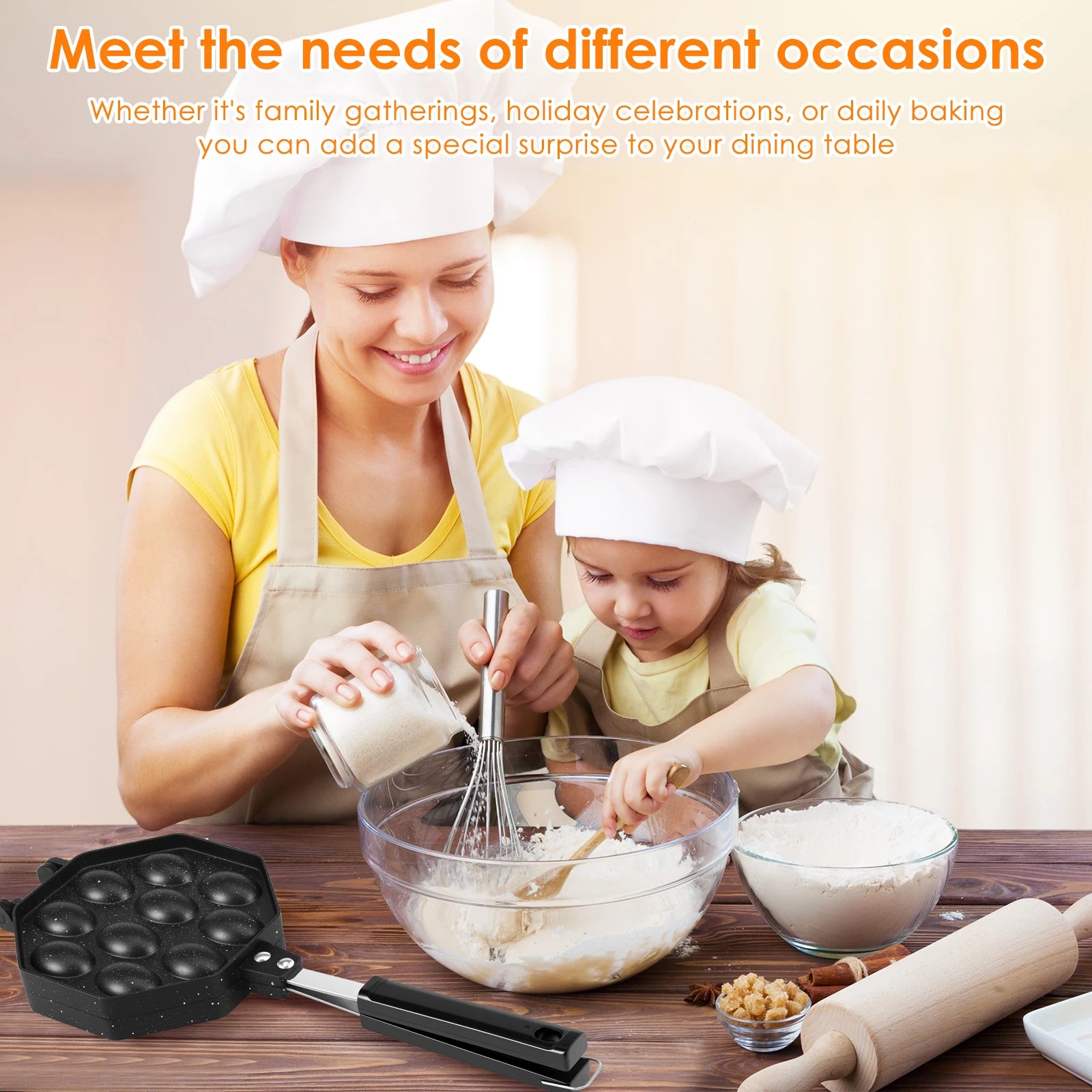 Strumento antiaderente per cucinare con maniglia per cuocere al forno biscotti  Accessori da cucina