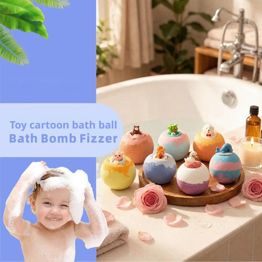 Bombe da bagno per bambini con giocattoli a sorpresa all’interno