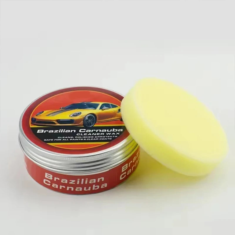 Pasta di carnauba Cera per auto Cera per la cura della vernice per auto Pasta di cera lucidante brasiliana 150g
