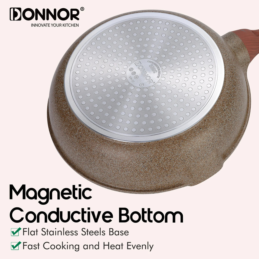 DONNOR Set di pentole e padelle in ceramica a induzione antiaderente