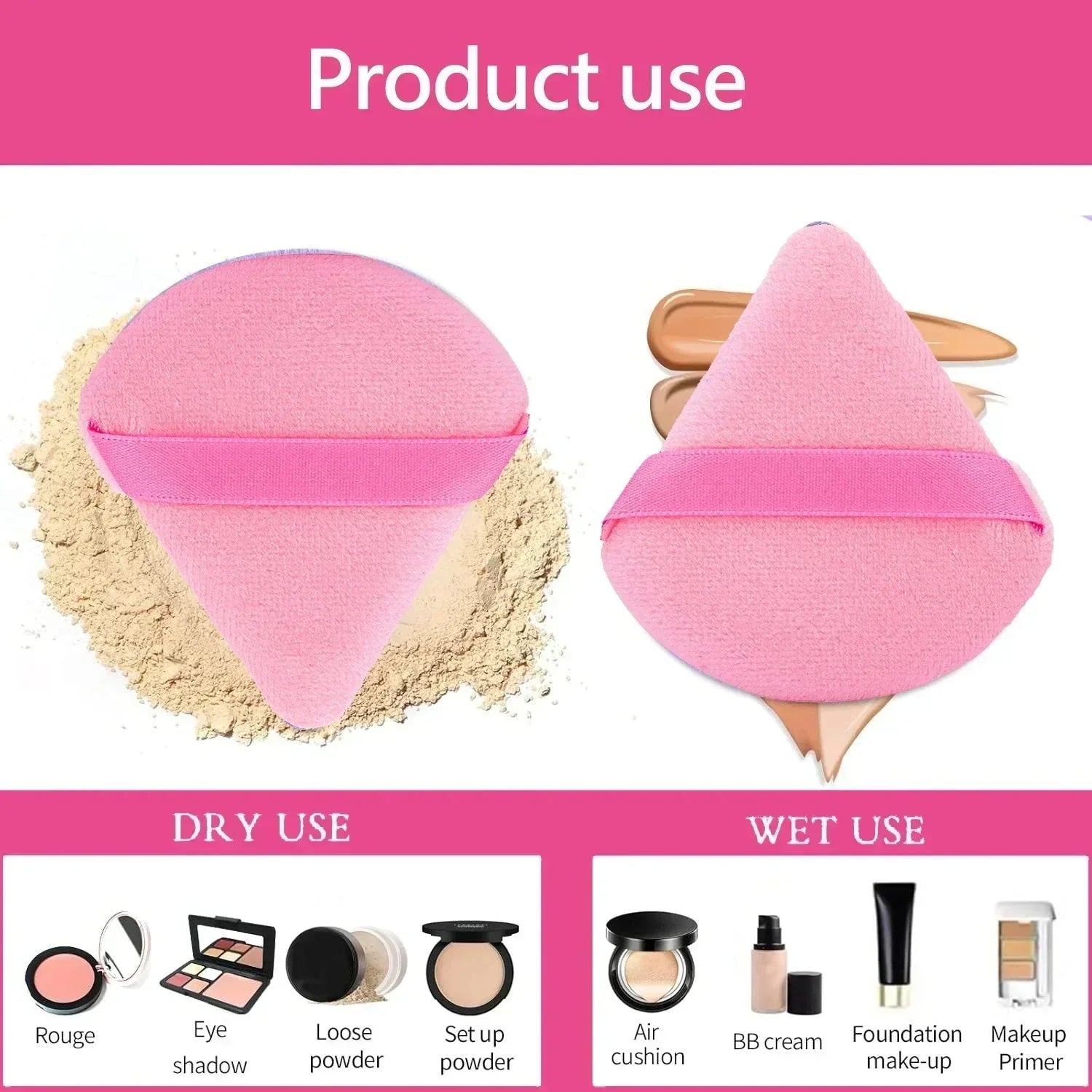 33/ 40 pezzi Set di pennelli morbidi per trucco professionali con accessori