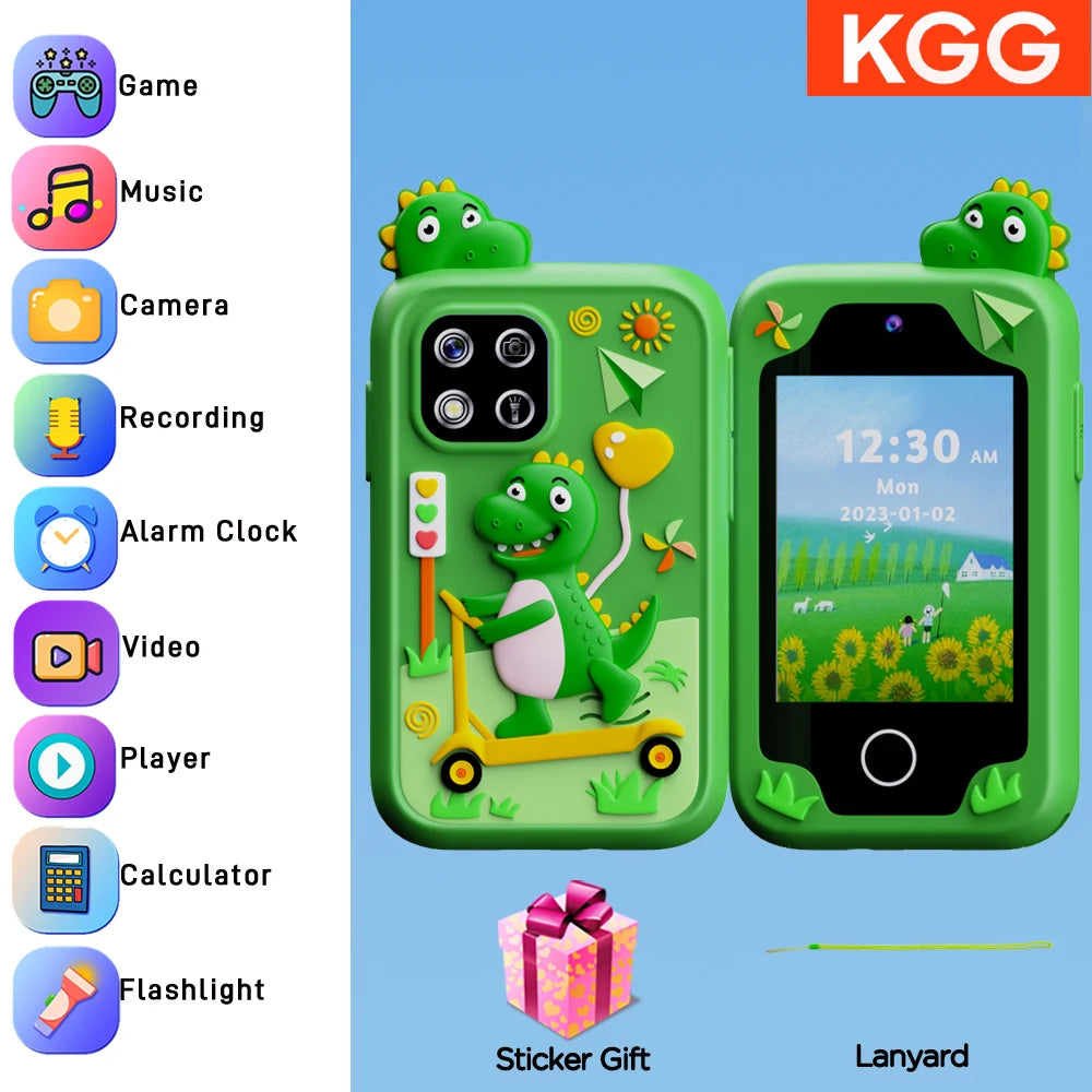 SmartPhone Fotocamera + Giochi Touch Screen+Lettore MP3 per bambini