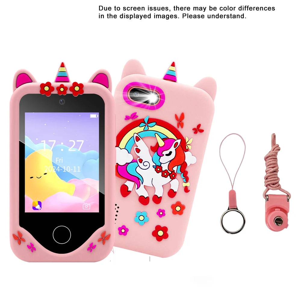 SmartPhone Fotocamera + Giochi Touch Screen+Lettore MP3 per bambini