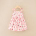 Vestito per bambini senza maniche con bretelle Top 3-6 anni