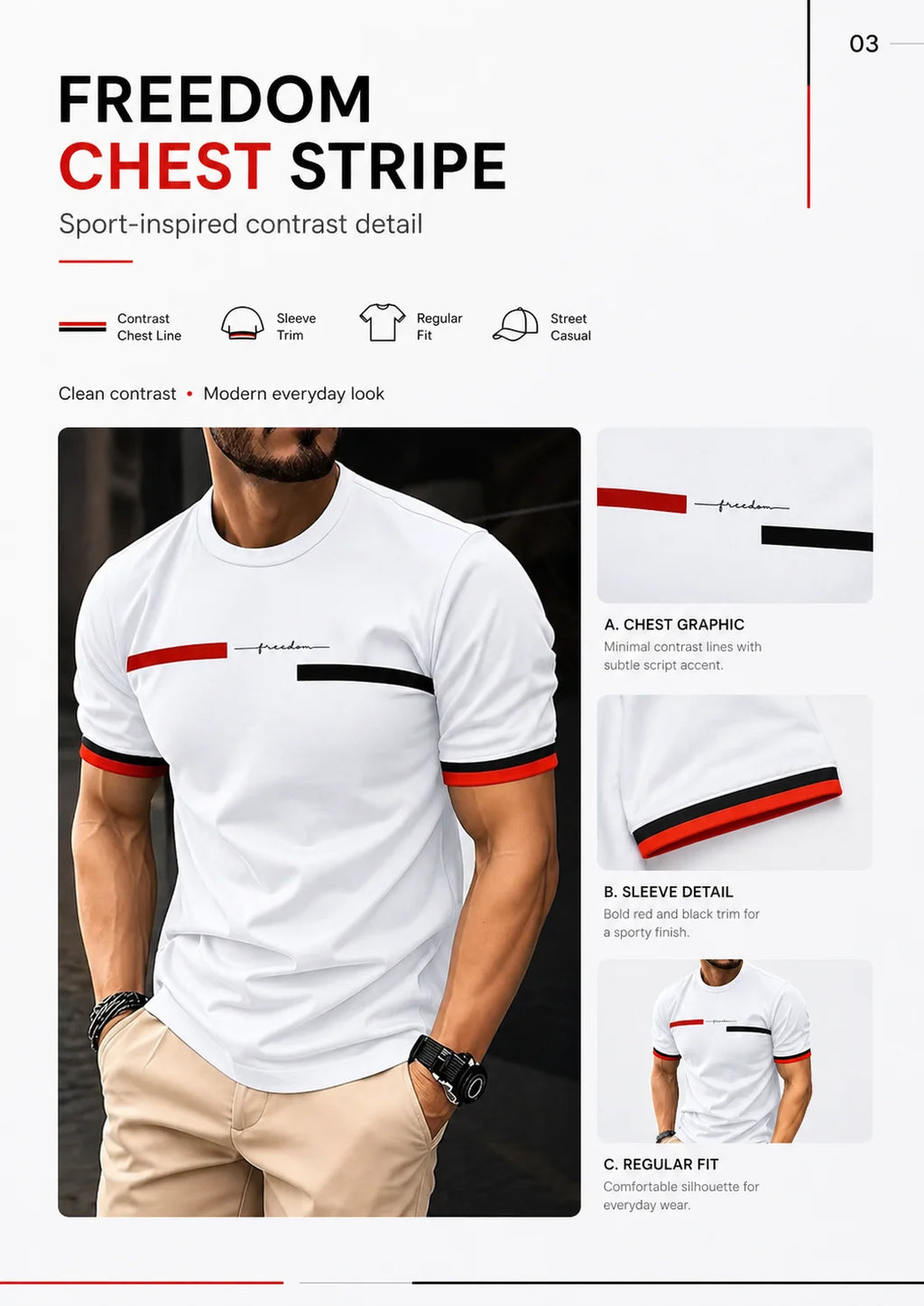 T-shirt da uomo Paris