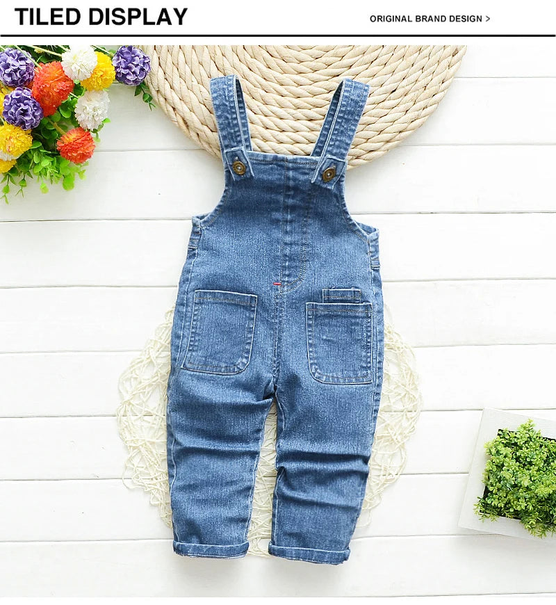 Tuta Salopette in denim per neonati Jeans morbidi