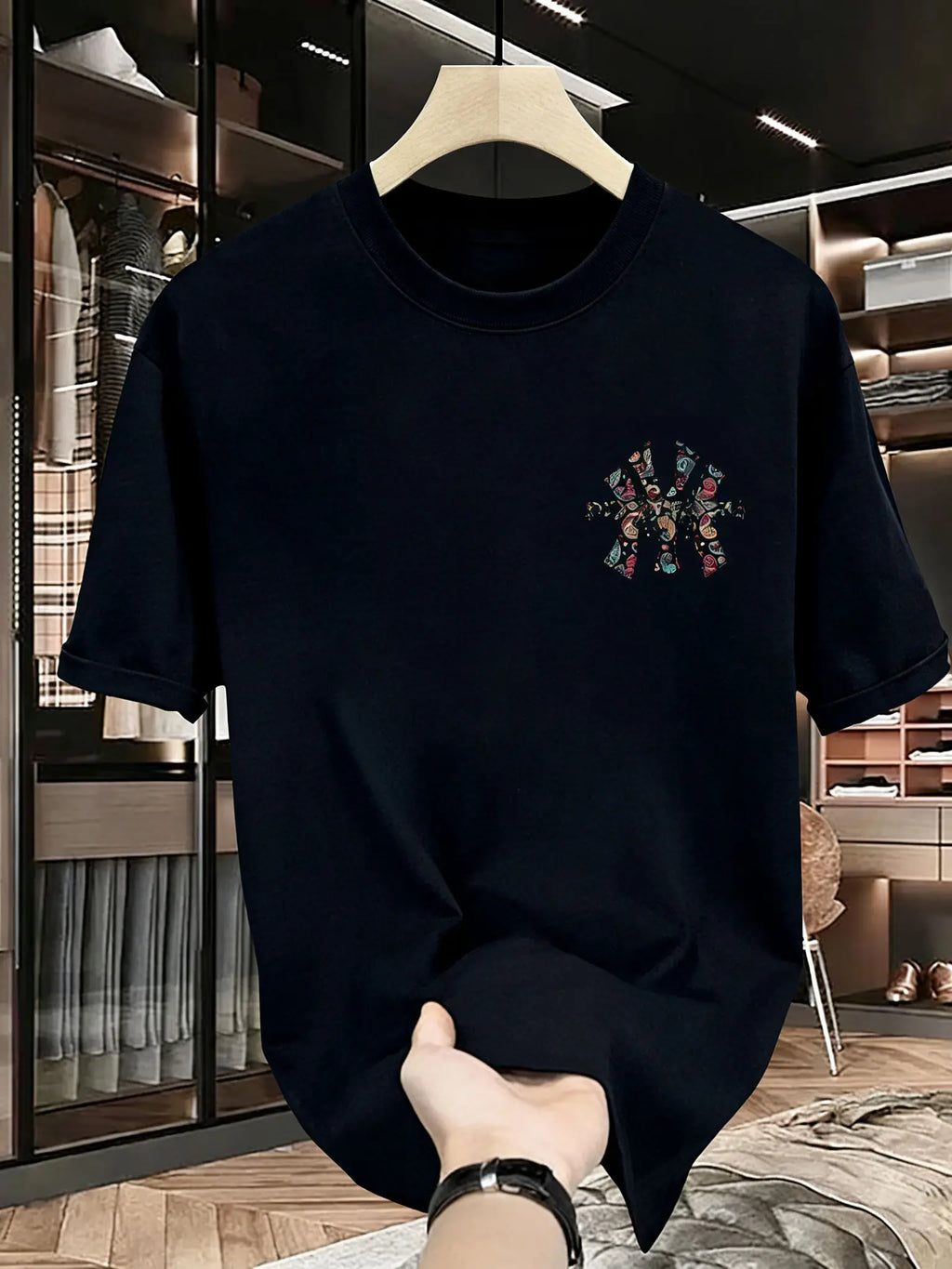 T-shirt da uomo di alta qualità, casual, versatile e alla moda