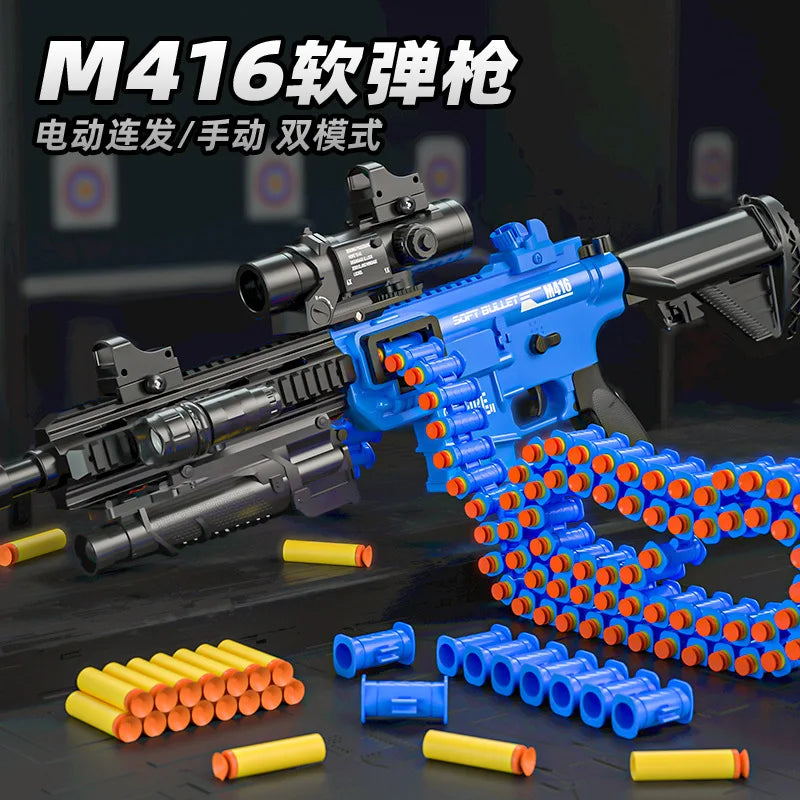 Soft Bullet Gun M416 Fucile giocattolo da fuoco