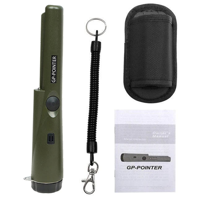 Metal Detector portatile Pointer Sonda Antigraffio Impermeabile Scansione a 360 gradi
