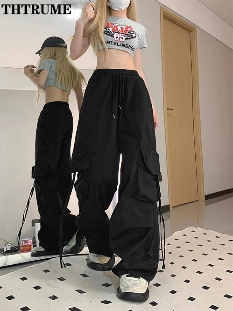 Pantaloni da donna larghi con tasconi