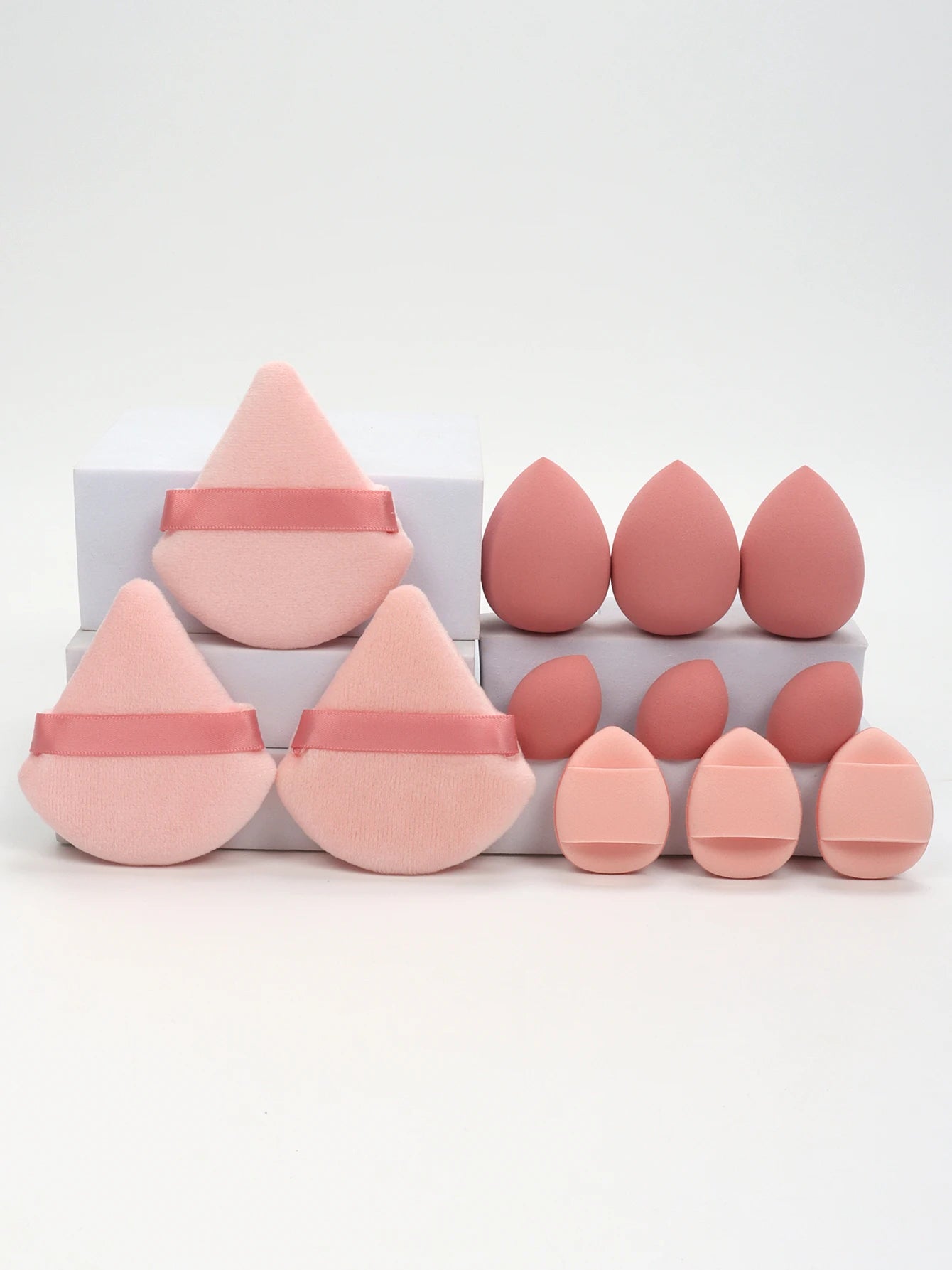 Set 12 Pz di spugne per trucco multiuso, set di diversi colori