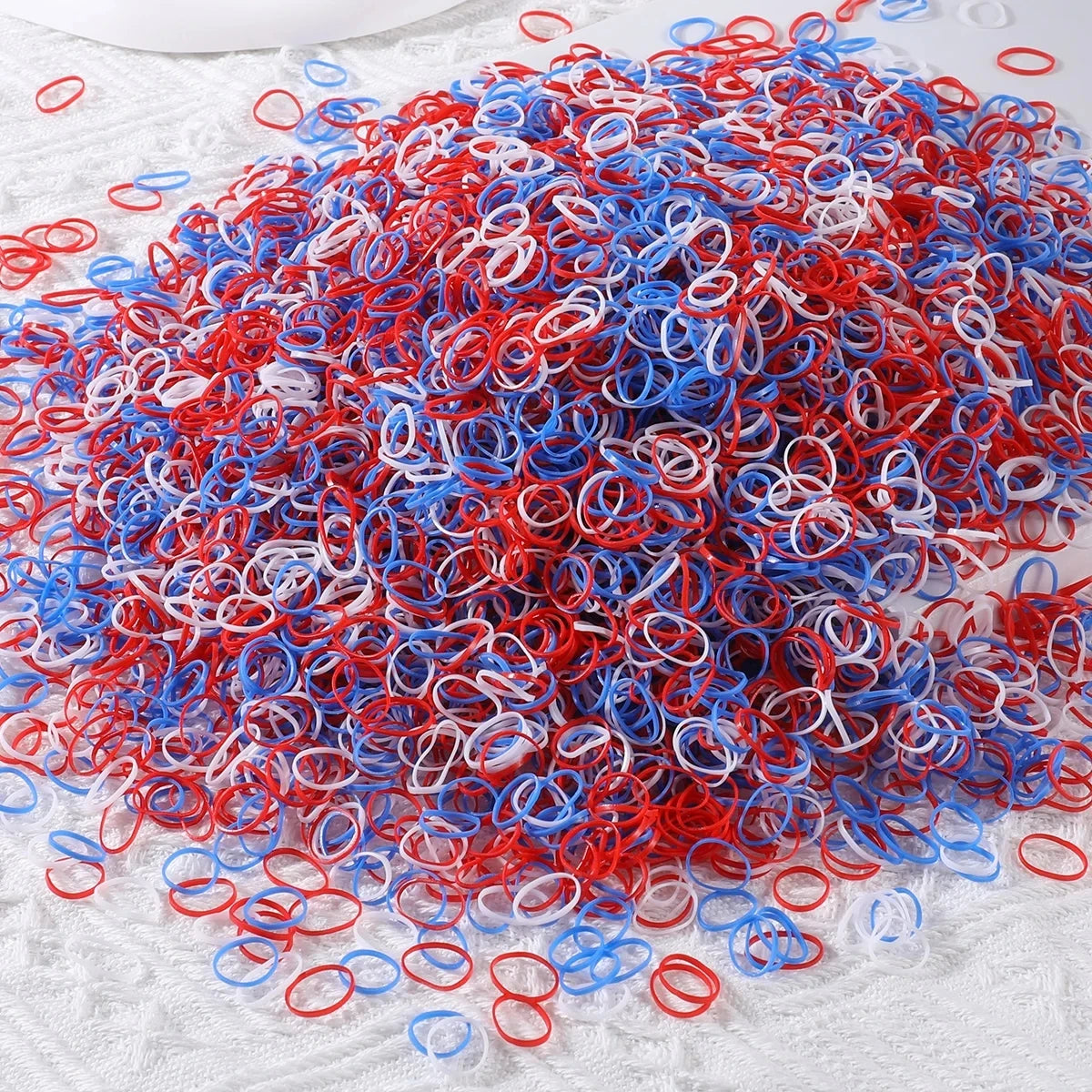 1000/2000Pcs mini elastici diversi colori
