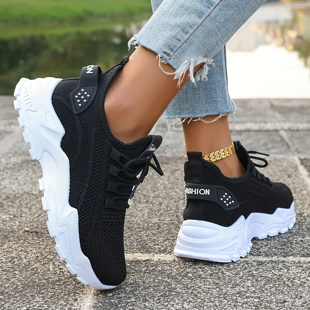 Sneakers in maglia traspirante Moda Comode Scarpe con suola morbida antiscivolo