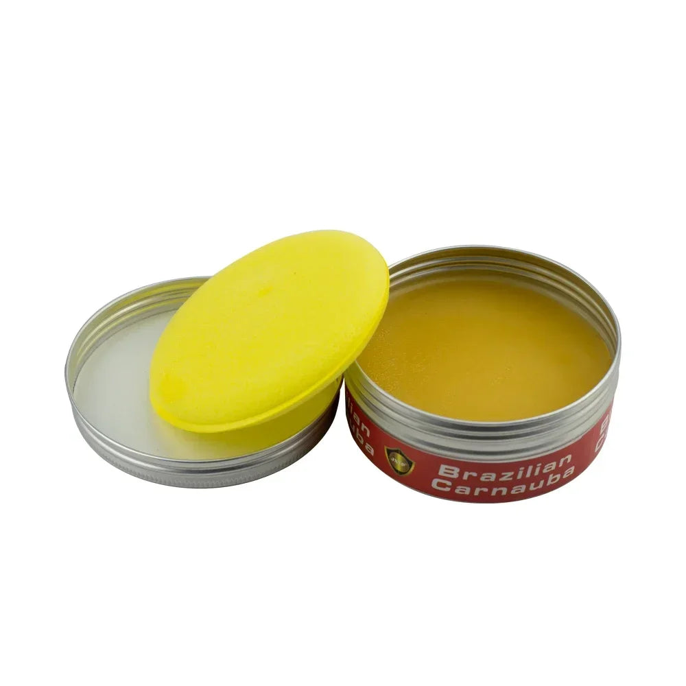 Pasta di carnauba Cera per auto Cera per la cura della vernice per auto Pasta di cera lucidante brasiliana 150g