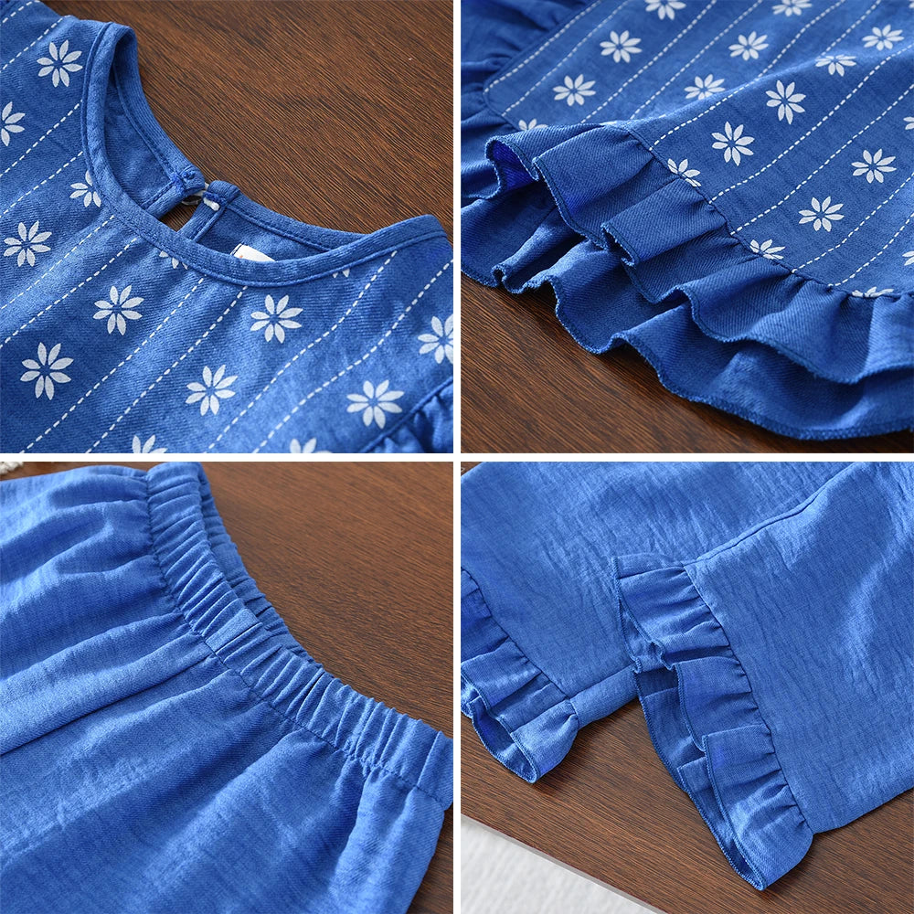 Top e pantaloni Set in due pezzi Abbigliamento casual per bambina