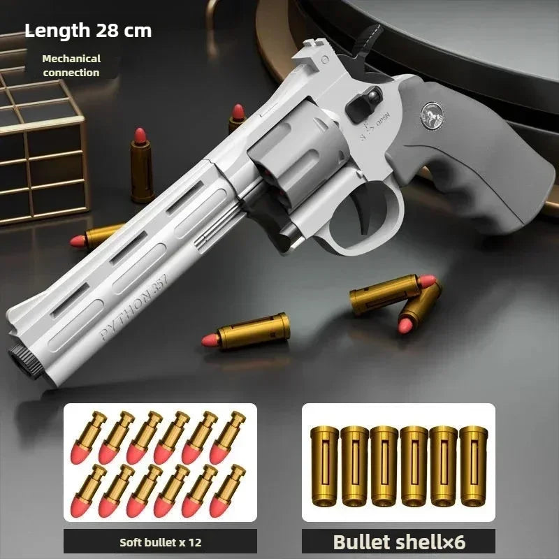 357 Revolver Launcher Pistola EVA Soft Dart