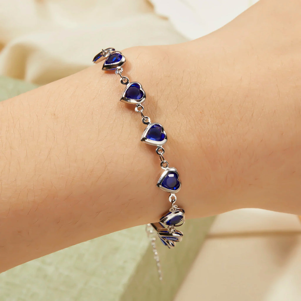 Eleganti braccialetti a catena in metallo con zircone in cristallo per donne