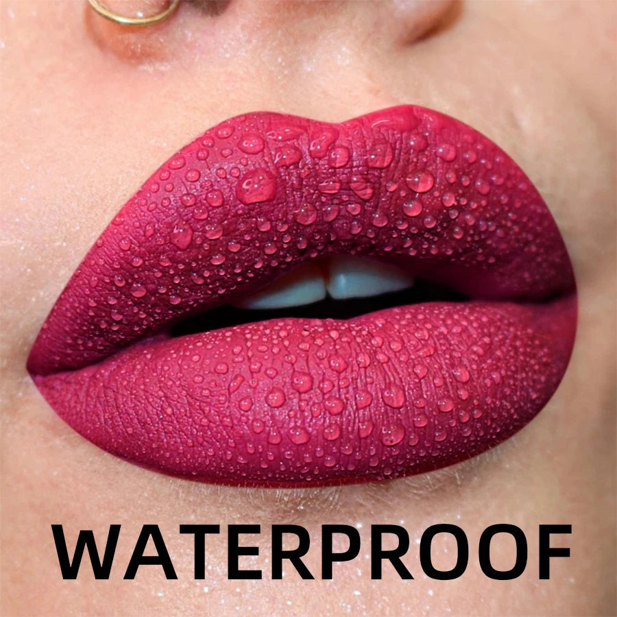 Matte Velvet Lip Gloss Impermeabile Rossetto liquido