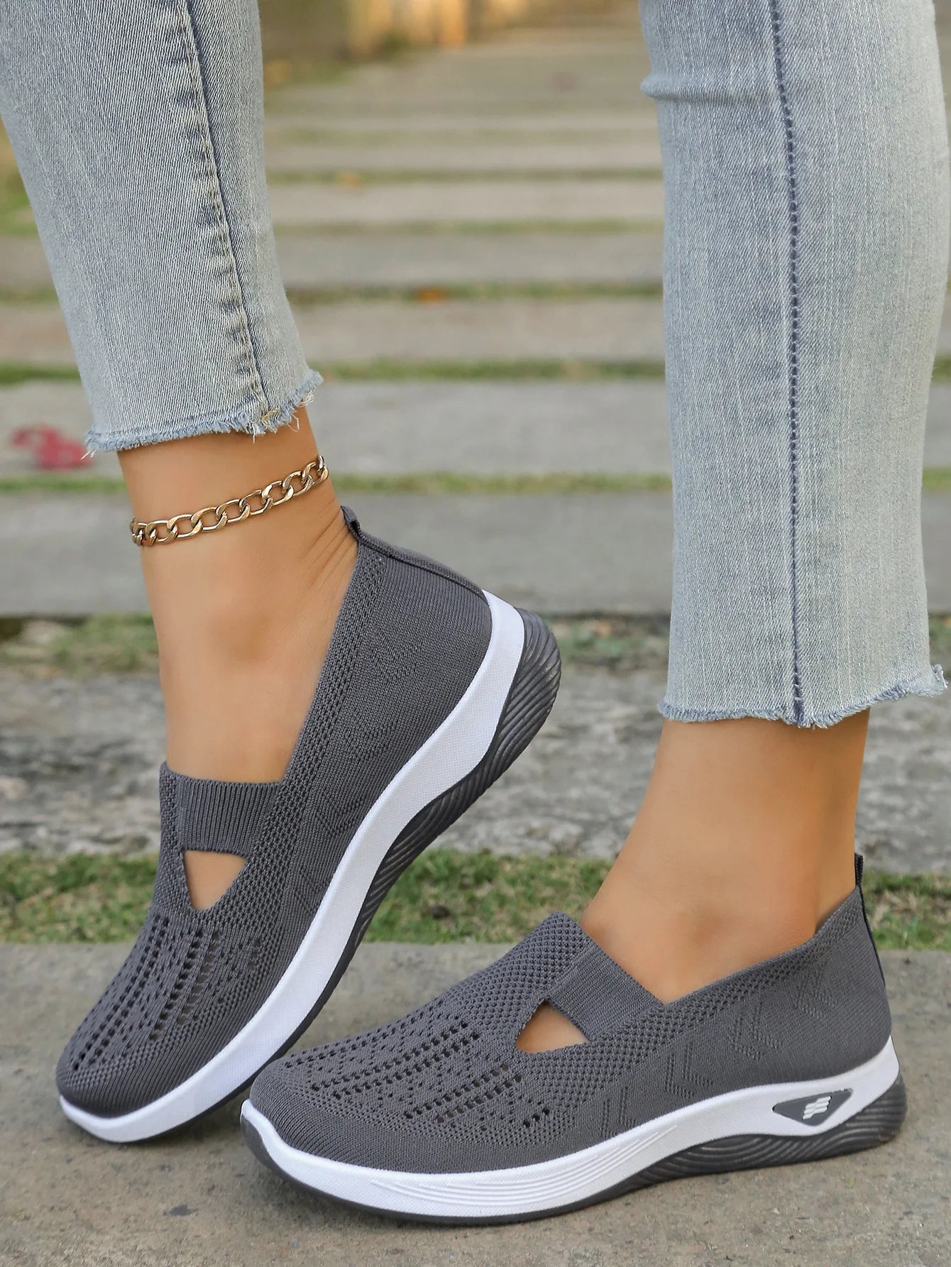 Scarpe sportive primaverili nuove da donna, alla moda, traspiranti, leggere, antiscivolo, resistenti all’usura,