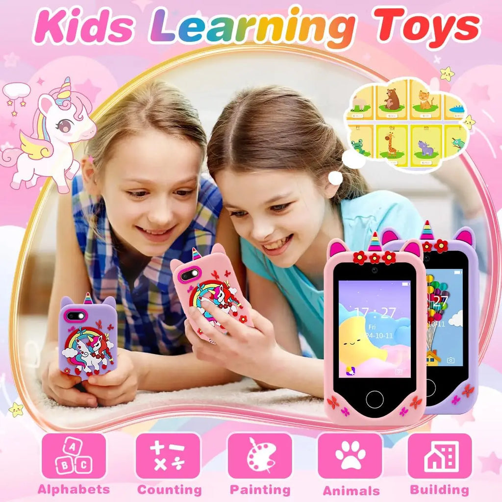 SmartPhone Fotocamera + Giochi Touch Screen+Lettore MP3 per bambini