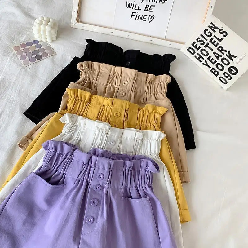 Pantaloncini di cotone per bambini 4-6 anni traspiranti e sottili