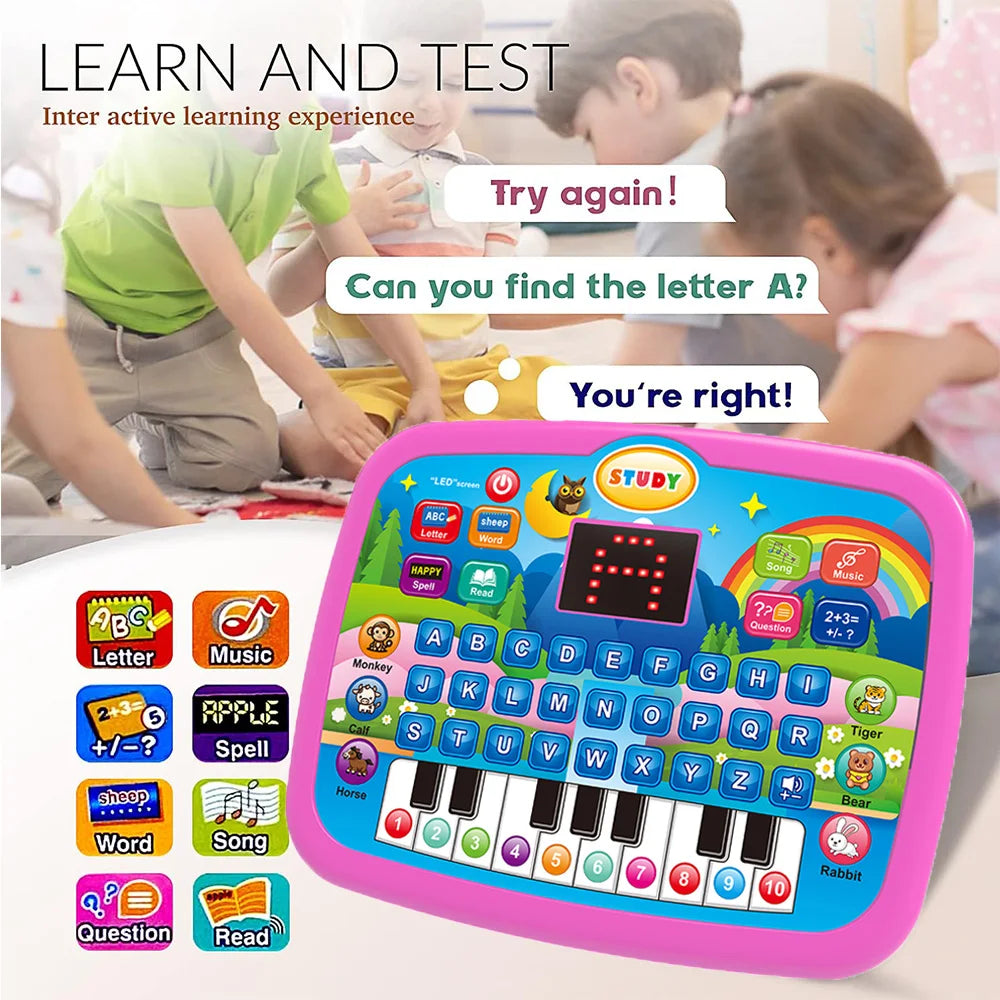 Giocattolo per l’educazione dei bambini: alfabetizzazione, matematica, musica