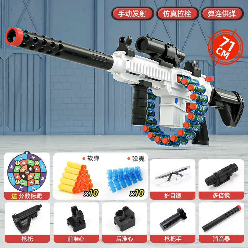 Soft Bullet Gun M416 Fucile giocattolo da fuoco