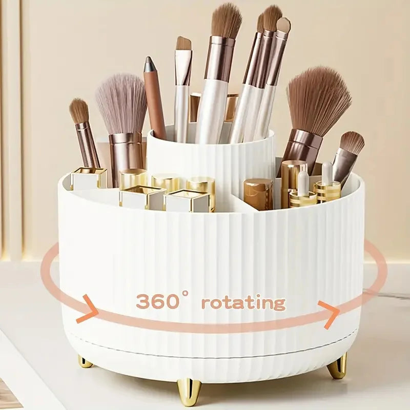 Organizzatore a 360 gradi per trucco 5 slot Pennelli per trucco