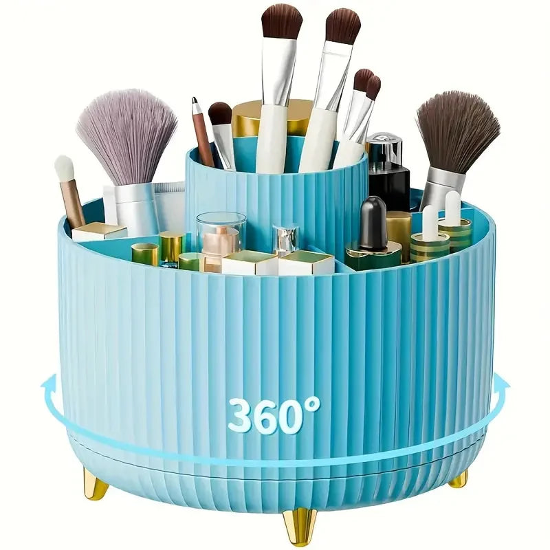 Organizzatore a 360 gradi per trucco 5 slot Pennelli per trucco